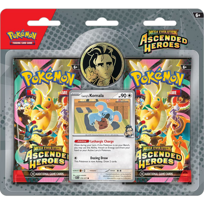 Pokemon Mega Evolution Ascended Heroes 2 Pack Blister Collection