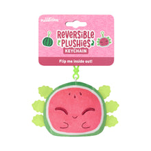 TeeTurtle Plushiverse Watermelon Axolotl Reversible Keychain