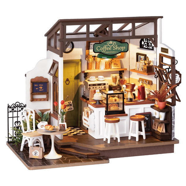 Rolife Slow Life Café DIY Miniature House Kit DG162