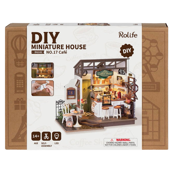 Rolife Slow Life Café DIY Miniature House Kit DG162