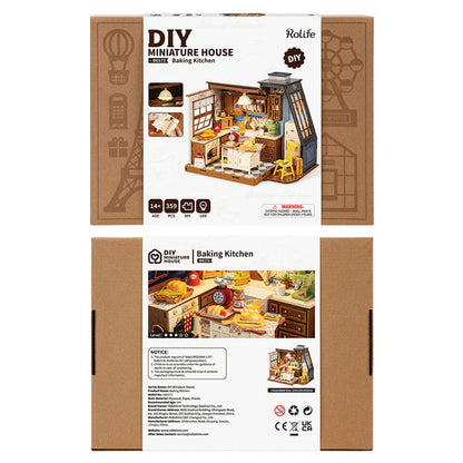 Rolife Baking Kitchen DIY Miniature House Kit DG172