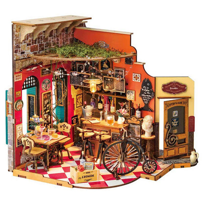 Rolife Cheers Bar & Dining DIY Miniature House Kit DG173