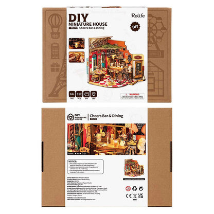 Rolife Cheers Bar & Dining DIY Miniature House Kit DG173