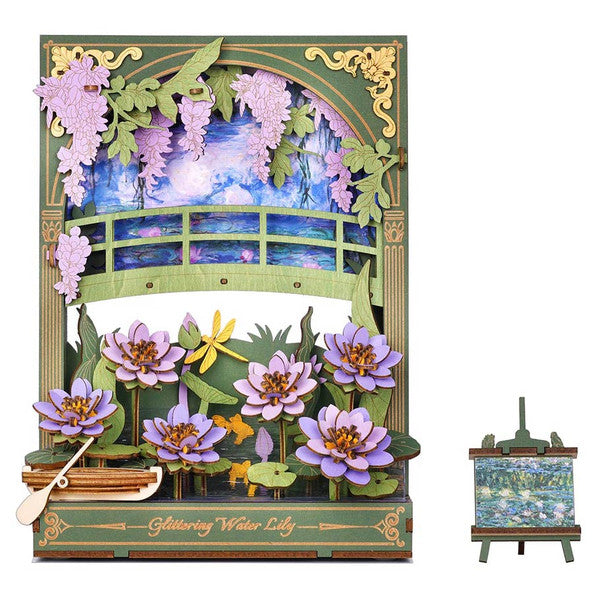 Rowood Glittering Water Lily DIY Miniature TH001