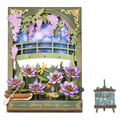 Rowood Glittering Water Lily DIY Miniature TH001