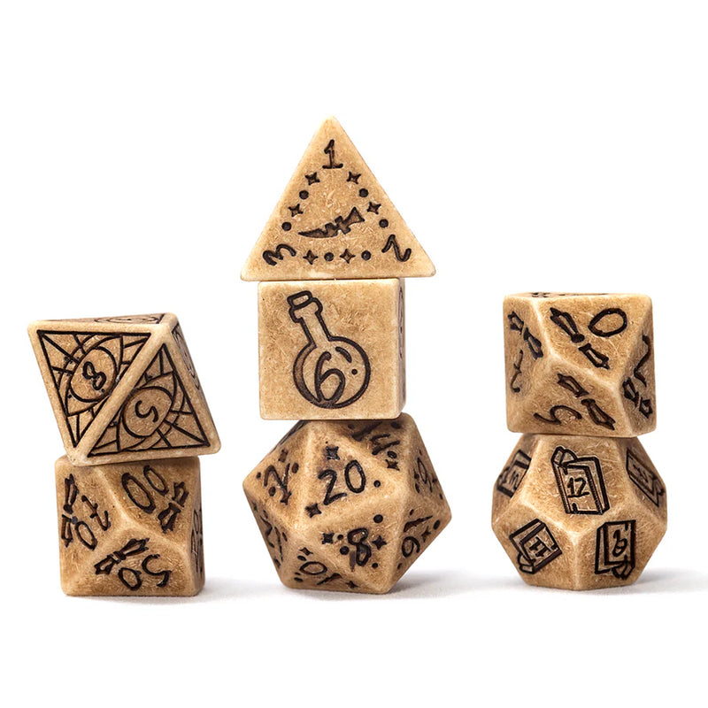 Sirius Dice Illusory Stone Sandstone 7-Set Dice