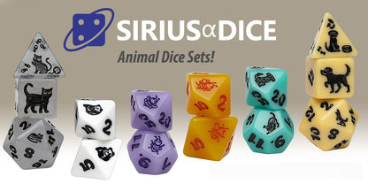 Sirius Dice Animal 7-Set Dice