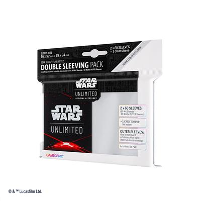 Gamegenic Star Wars Unlimited Art Sleeves Double Sleeving Pack - Space Red