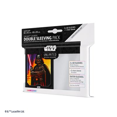 Gamegenic Star Wars Unlimited Art Sleeves Double Sleeving Pack - Darth Vader