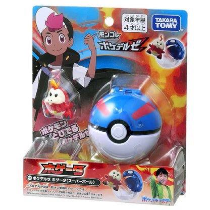 Takara Tomy Pokemon Moncolle Poketorze Monster Collection Ball with Launcher Figure