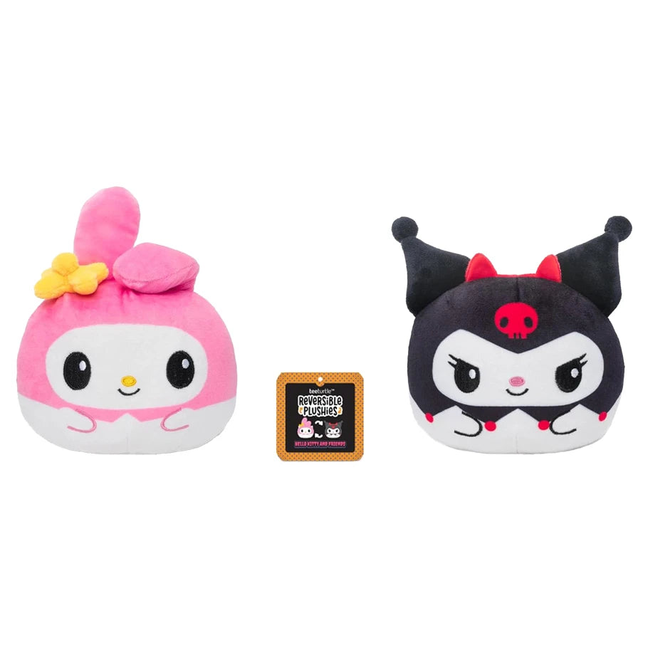 TeeTurtle Plushie 4": My Melody/Kuromi Halloween