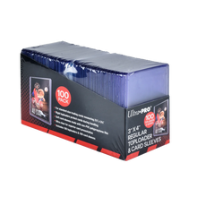 Ultra Pro: 3" x 4" Clear Regular Toploaders and Soft Sleeves Bundle (100ct)