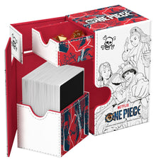 Ultimate Guard One Piece Straw Hat Pirates Sketch Xenoskin Flip'n'Tray 133+ Deck Box