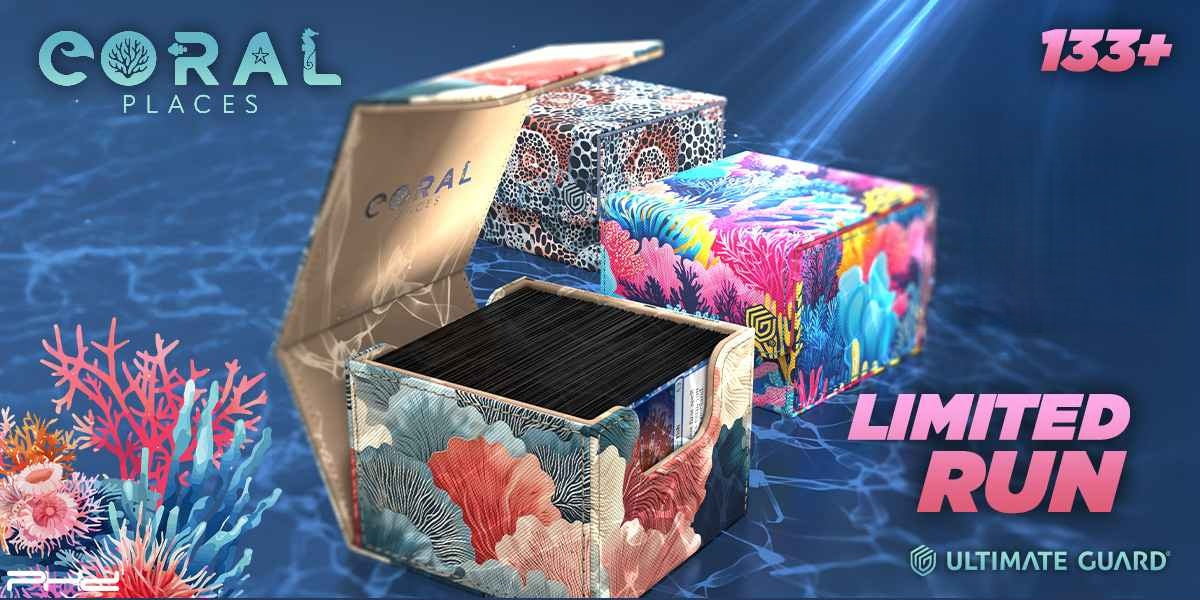 Ultimate Guard 2025 Exclusive Coral Places Xenoskin Sidewinder 133+ Deck Box