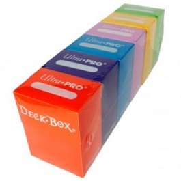 Ultra Pro Colors Orange/Purple/Blue/Pink/Yellow/Green 6 Piece Deck Box Bundle