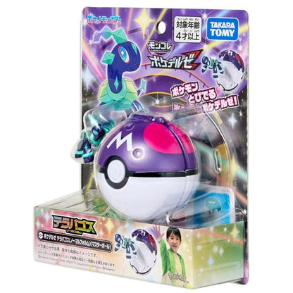 Takara Tomy Pokemon Moncolle Poketorze Monster Collection Ball with Launcher Figure