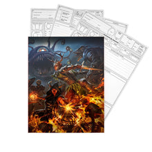 Dungeons & Dragons D&D Character Sheets 2024