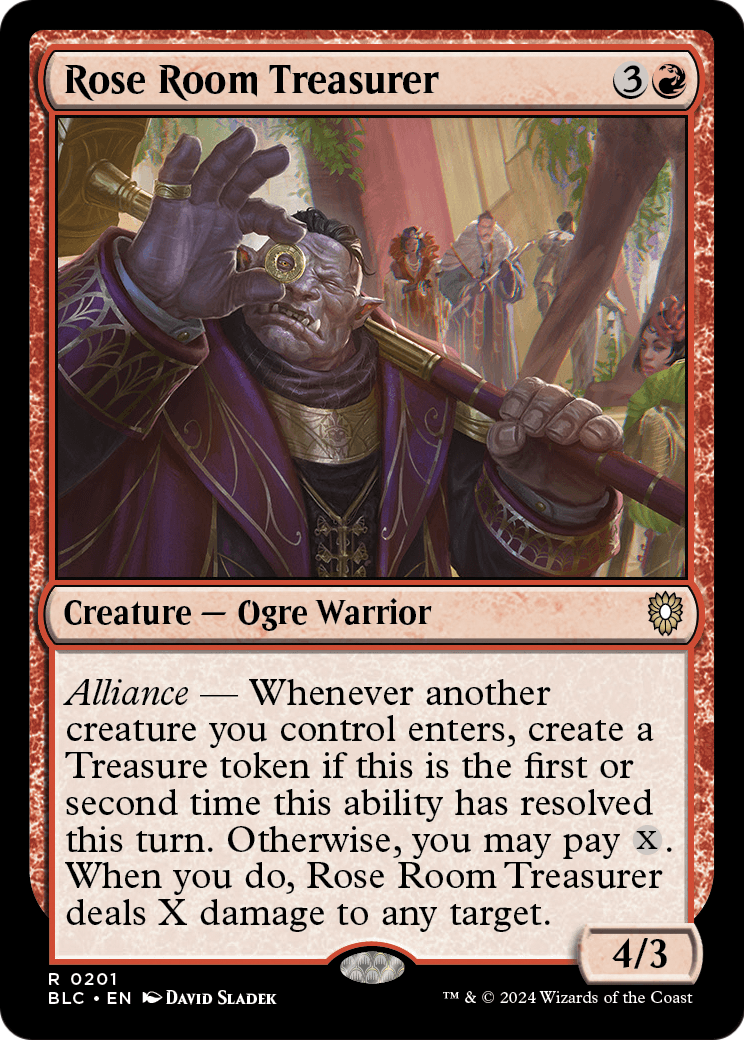 Rose Room Treasurer [Bloomburrow Commander]