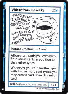 Visitor from Planet Q [Mystery Booster Playtest Cards]