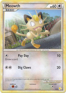 Meowth (4/30) [HeartGold & SoulSilver: Trainer Kit - Raichu]