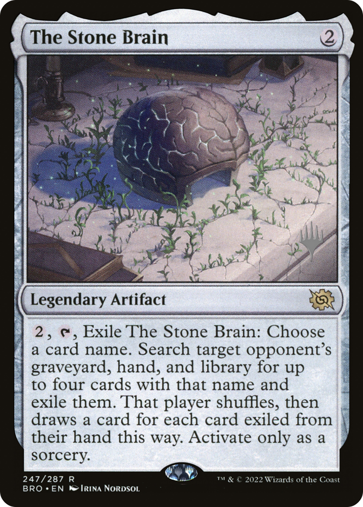 The Stone Brain (Promo Pack) [The Brothers' War Promos]