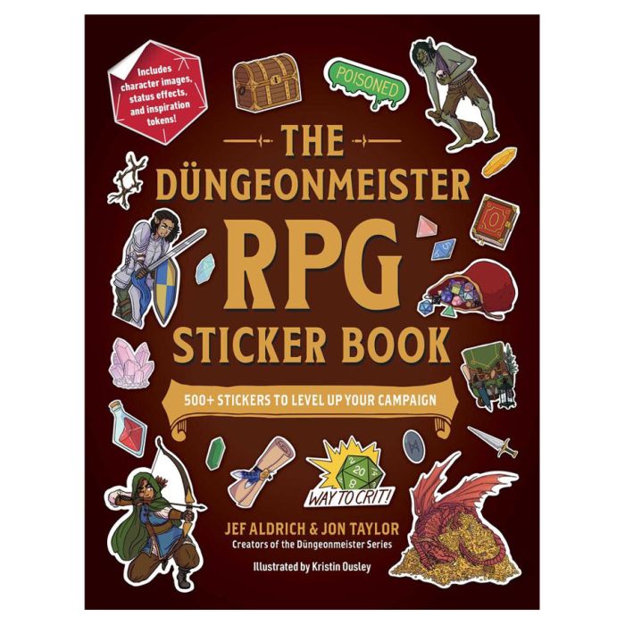 The Dungeonmeister RPG Sticker Book