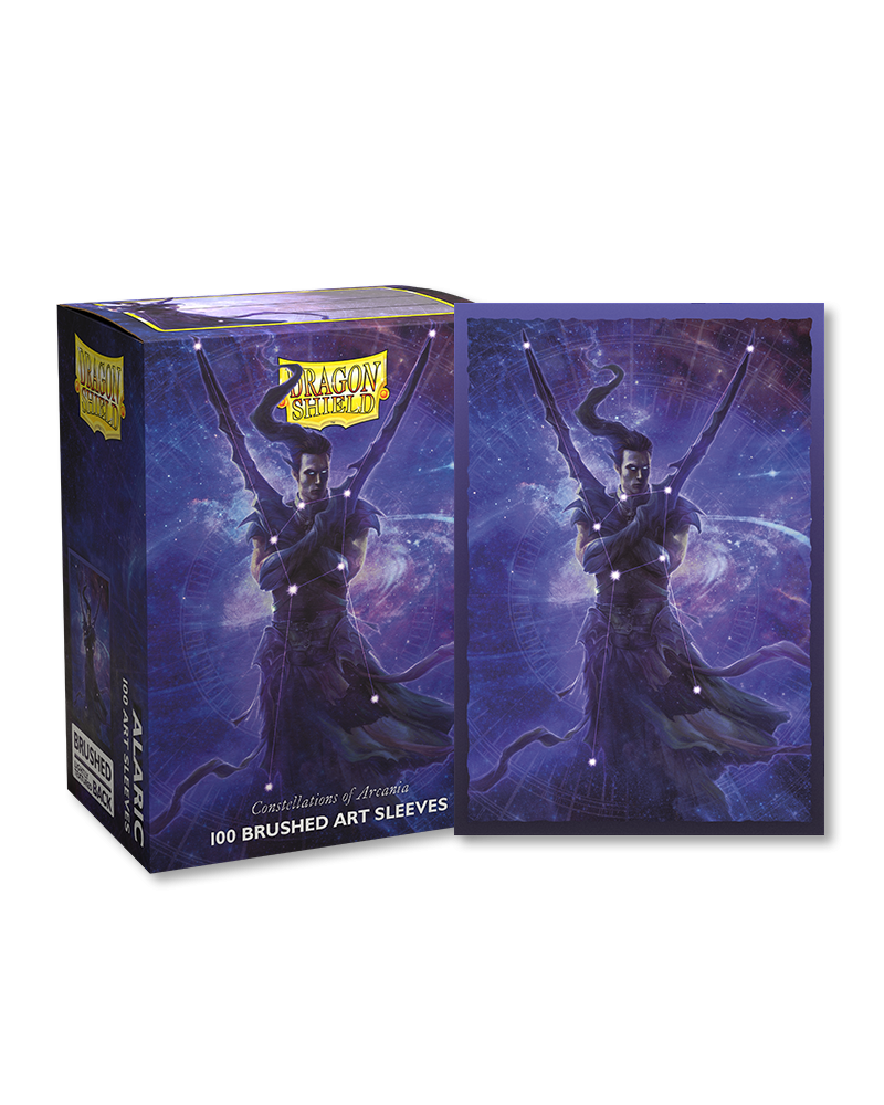 Dragon Shield Alaric Constellation Art Brushed Sleeves (Standard Size)