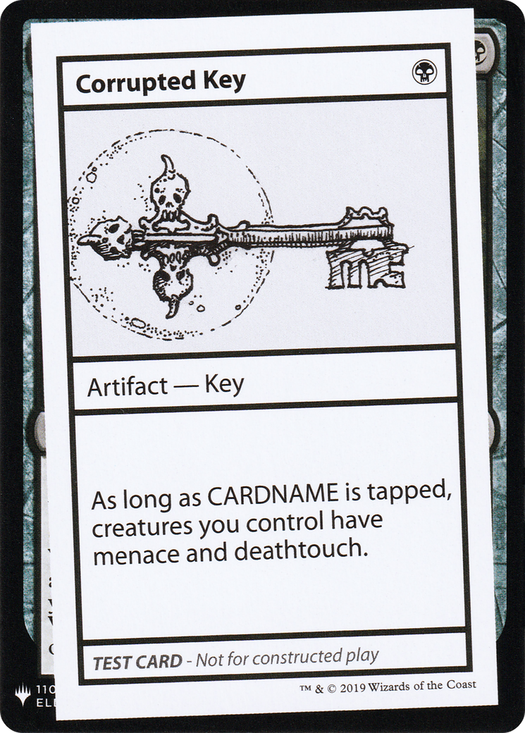 Corrupted Key [Mystery Booster Playtest Cards]