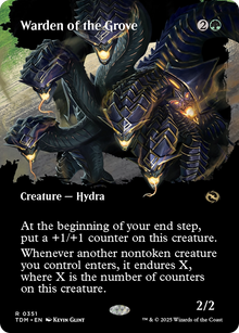 Warden of the Grove (Borderless) [Tarkir: Dragonstorm]