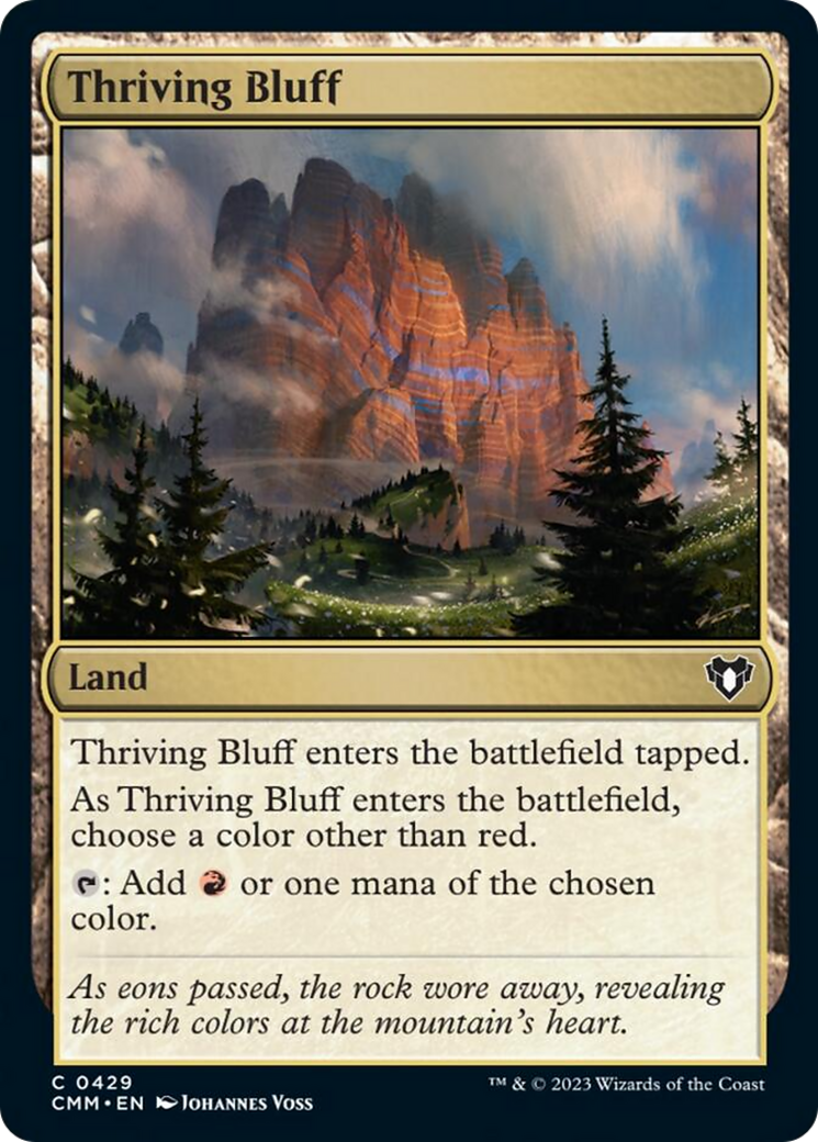 Thriving Bluff [Commander Masters]