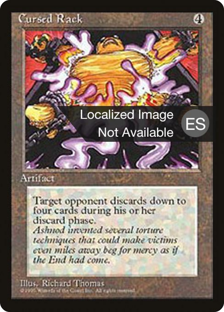 Cursed Rack [Fourth Edition Foreign Black Border]