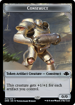 Elephant // Construct Double-Sided Token [Dominaria Remastered Tokens]