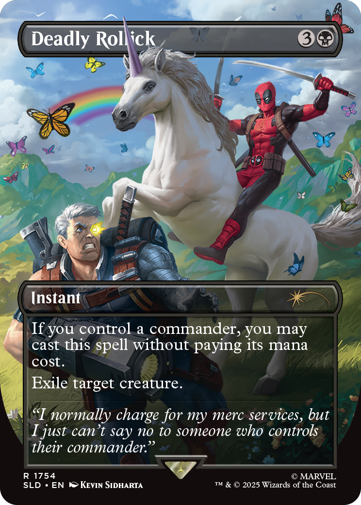 MTG Secret Lair Marvel's Deadpool Non-foil WPN Store Only