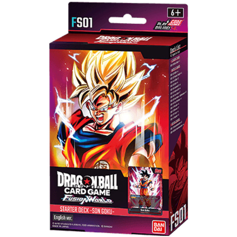 Dragon Ball Super Fusion World Son Goku [FS01] Starter Deck Display