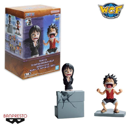 Bandai Banpresto One Piece Log Stories Monkey D. Luffy & Nico Robin World Collectable Figure