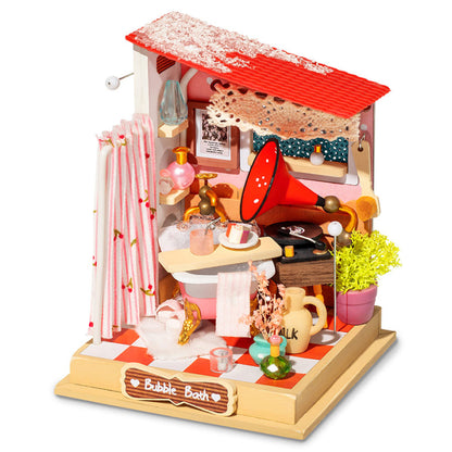 Rolife Bubble Bath Bathroom DIY Miniature House Kit DS018