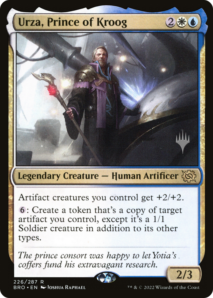 Urza, Prince of Kroog (Promo Pack) [The Brothers' War Promos]