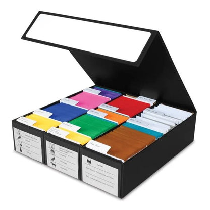 BCW 3-Row Card Game Box (Black/White)