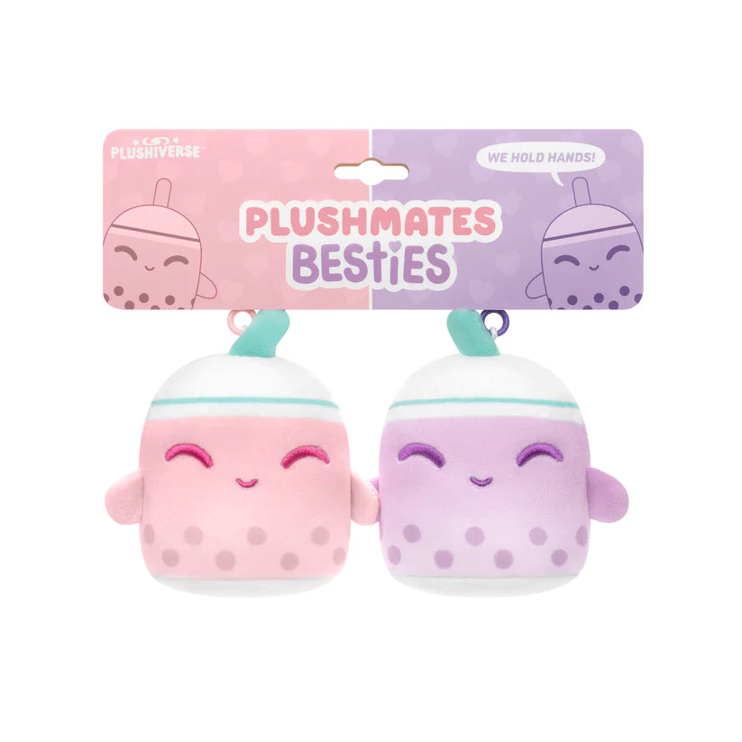 TeeTurtle Plushiverse Boba Buddies Plushmate Besties