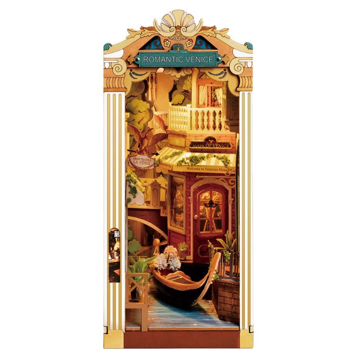 Rolife Town of Venice Book Nook & Wonderland DIY Miniature House Kit