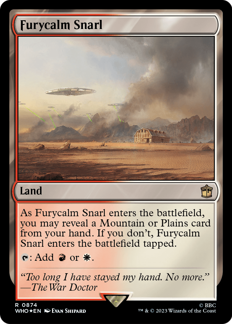 Furycalm Snarl (Surge Foil) [Doctor Who]