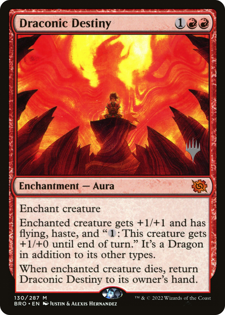 Draconic Destiny (Promo Pack) [The Brothers' War Promos]