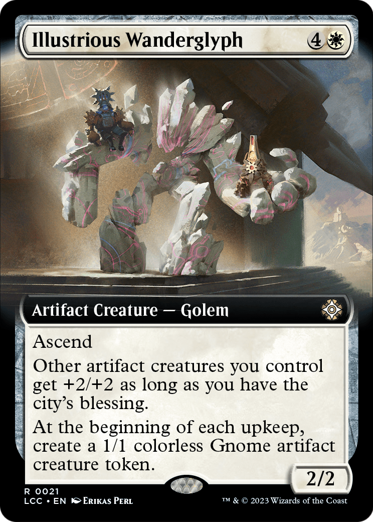 Illustrious Wanderglyph (Extended Art) [The Lost Caverns of Ixalan Commander]