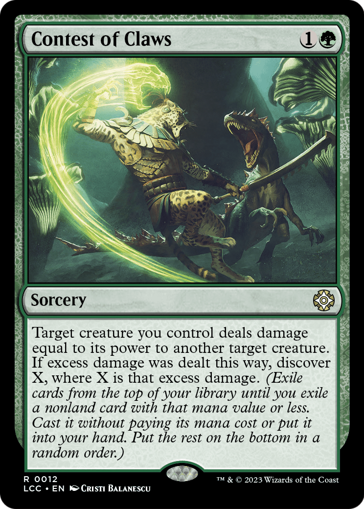 Contest of Claws [The Lost Caverns of Ixalan Commander]