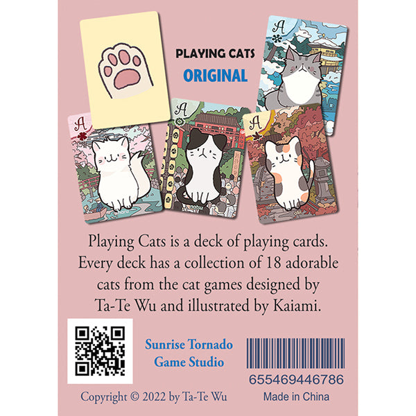 Playing Cats Paw Playing Cards