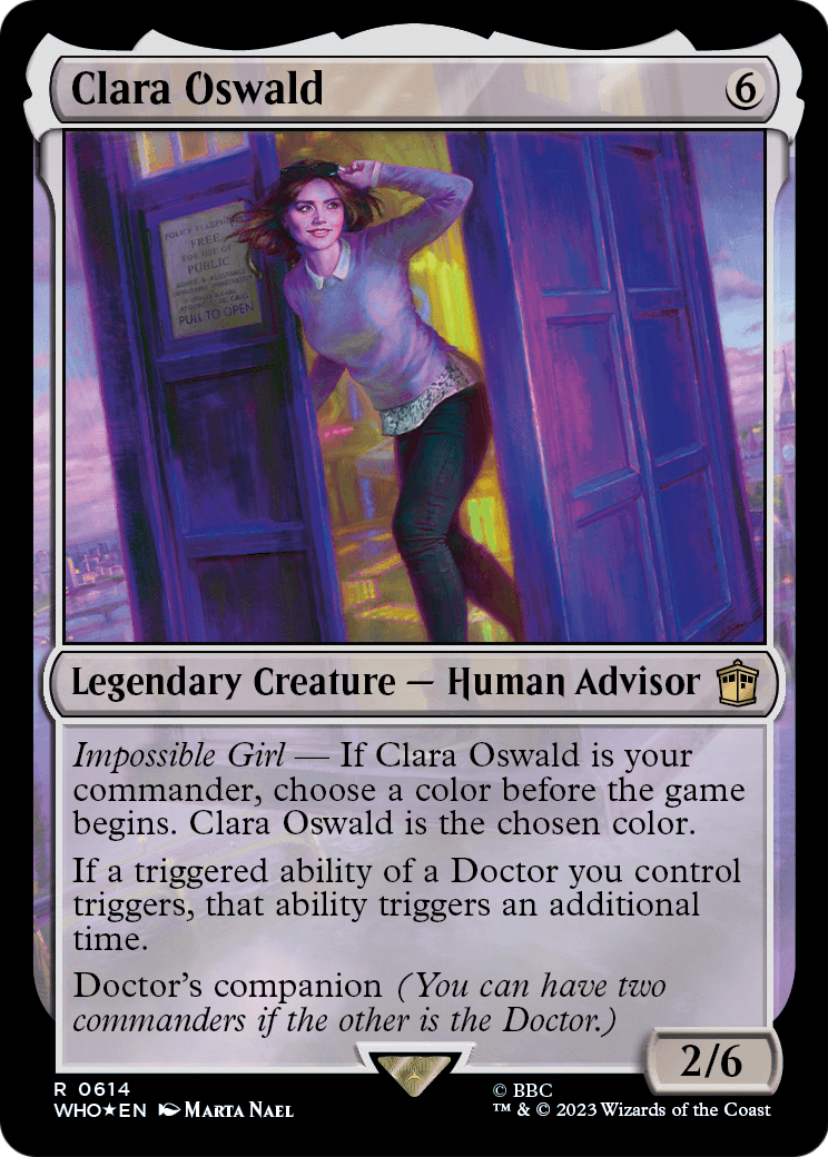 Clara Oswald (Surge Foil) [Doctor Who]