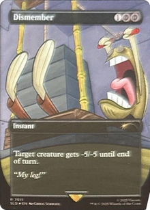 Dismember (7011) (Rainbow Foil) [Secret Lair Drop Series]