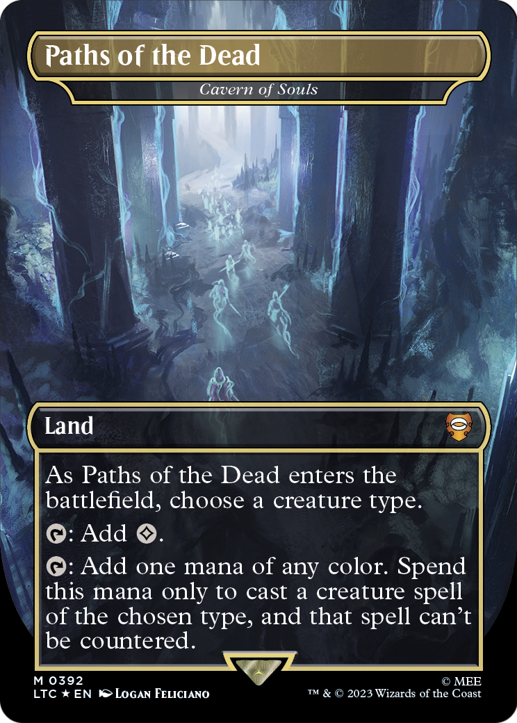 Paths of the Dead - Cavern of Souls (Surge Foil Realms and Relics) [The Lord of the Rings: Tales of Middle-Earth Commander]