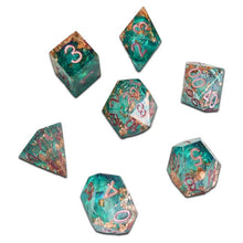 Chronicle 7-Set Cube Molten Rose Melon Liquid Core Dice