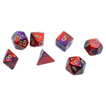 Chessex MINI 7-Die Set - Gemini - Purple-Red/Gold